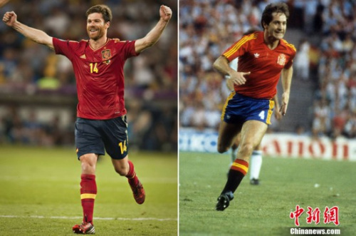 资料图:阿隆索父子。 资料图:阿隆索父子。