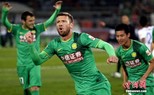 资料图:北京国安。 资料图:北京国安。