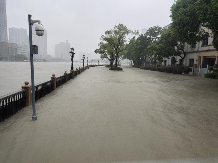 宁波多地水势上涨