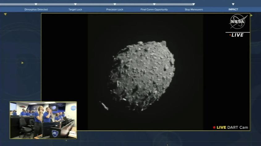 NASA成功撞击小行星