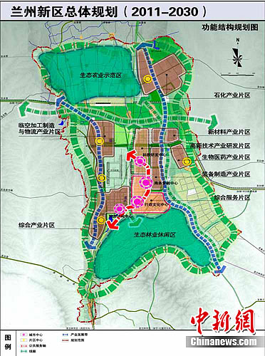 兰州新区周边铁路网正规划将形成交通畅通局面