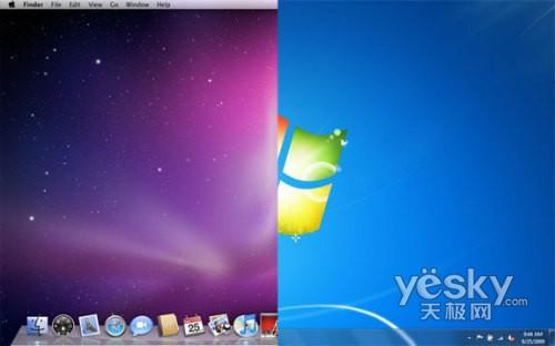 ͼΪ��ѩ����Windows7����Ա�ͼ