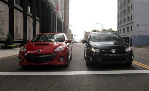 试驾马自达Speed3与高尔夫GTI(图)