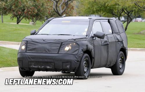 纽约车展亮相 全新福特Explorer谍照!