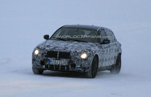 或引入xDrive 宝马1系冬季测试照曝光