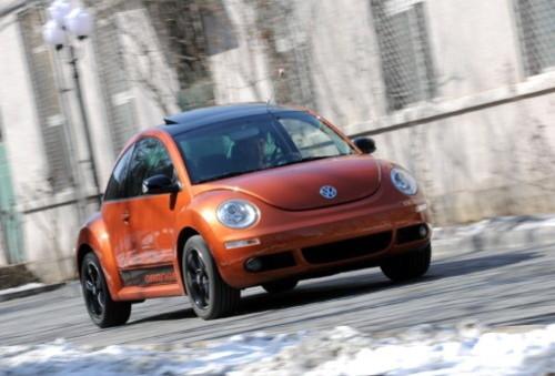 复古+运动 试驾体验大众新甲壳虫墨橘版