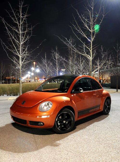 复古+运动 试驾体验大众新甲壳虫墨橘版