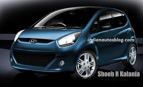 对手铃木奥拓 疑似现代微车效果图曝光