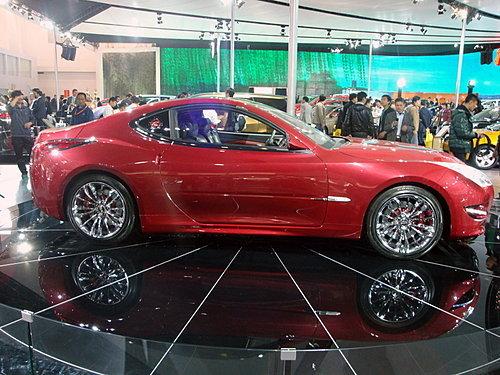 吉利虎头超跑 帝豪GT跑车亮相北京车展