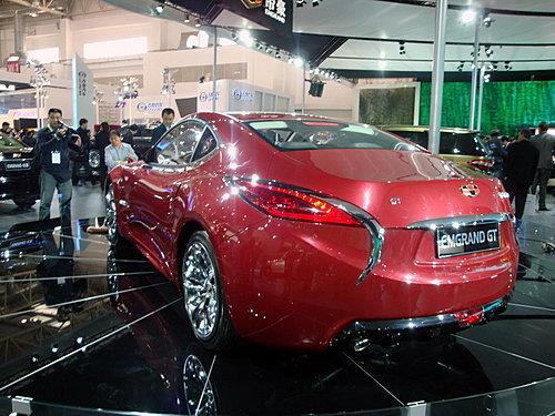 吉利虎头超跑 帝豪GT跑车亮相北京车展