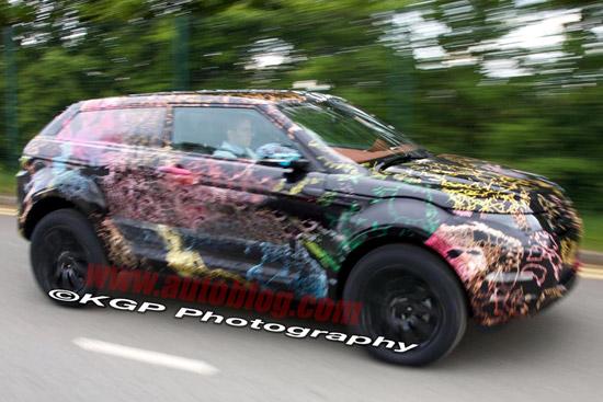 前驱当道!路虎LRX量产版路试谍照曝光