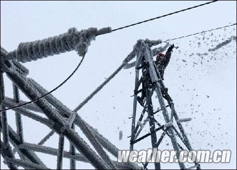 中国南方雨雪天气基本结束 冻雨范围明显缩小