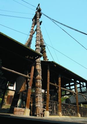 天车在如今的自贡已很少见了