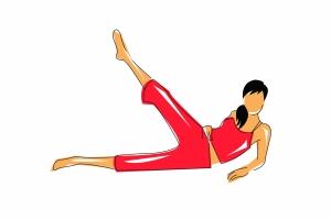 居家普拉提收腹瘦下身(图)