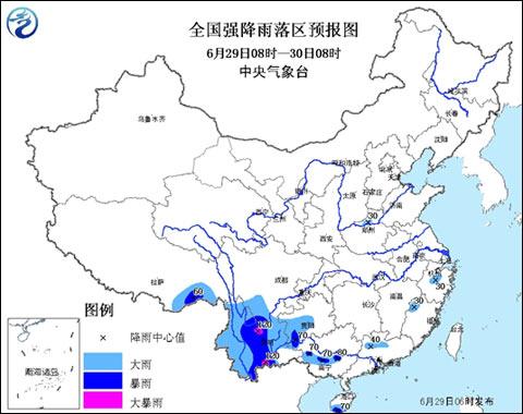 云南贵州仍有强降雨 京津等地晴热持续