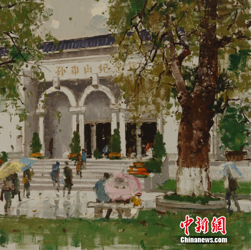 ����ɽ�㼣д���ͻ���Ʒչ�ڱ�����Ļ����ͼ����5��