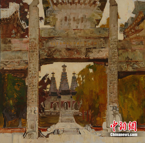 ����ɽ�㼣д���ͻ���Ʒչ�ڱ�����Ļ����ͼ����14��