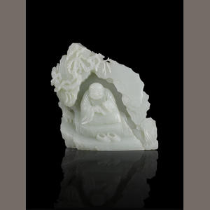 两件圆明园文物撤拍白玉雕罗汉图山子拍出300万