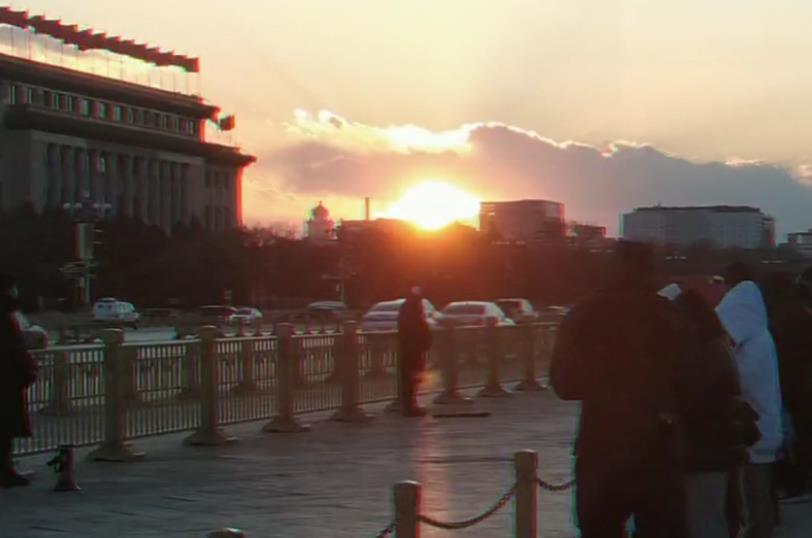 爱上北京的夕阳