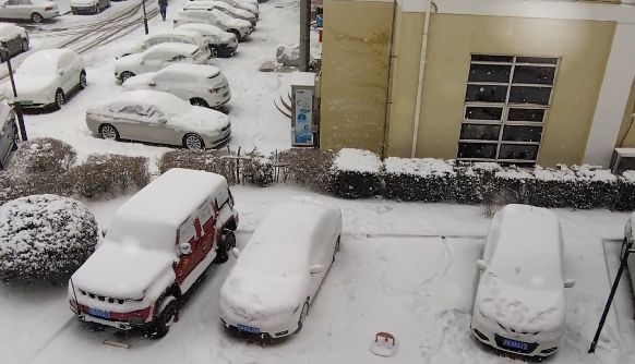 北京今天迎来虎年第一场大雪
