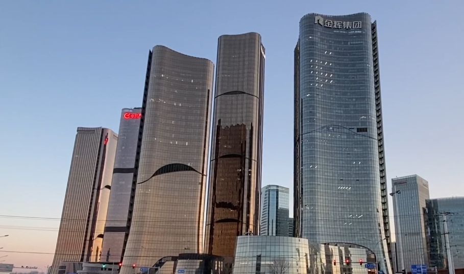 北京望京的摩天大楼