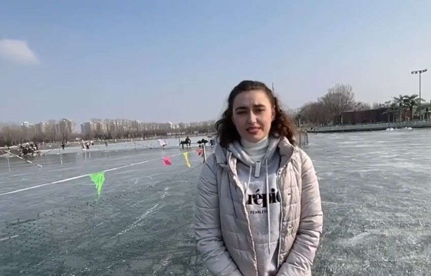冰雪盛会马上到来，俄罗斯小姐姐游北京体验中国热情！