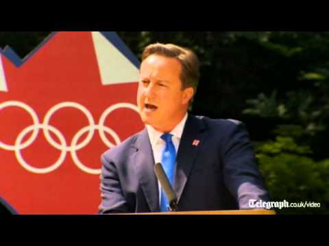 卡梅伦宣布成功举办伦敦奥运称赞英国队表现
