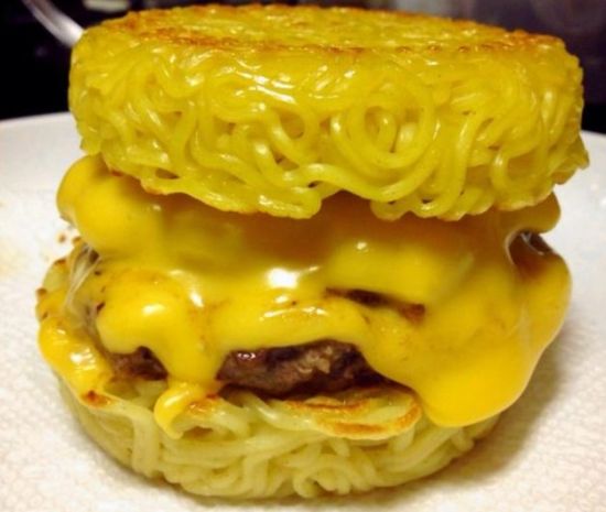 日本料理在美发生“变异”拉面汉堡受追捧(图)