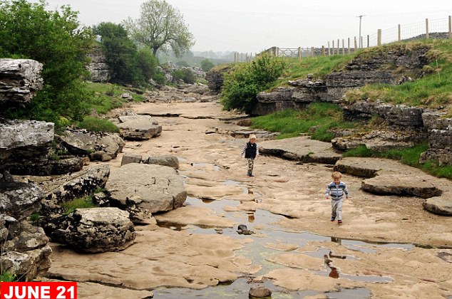 气温日升降雨稀少 英部分地区面临旱灾威胁图