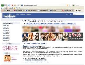 facebook现色情山寨版台警对成人脸书束手无策——中新网