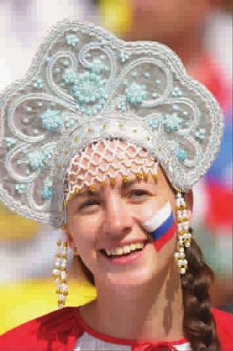 巴西世界杯球迷众生相:美女养眼野兽可爱(图)(6)