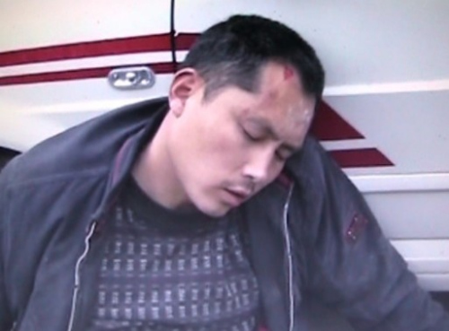 男子正面 男子正面