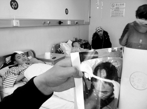 面临中考的三名少年如今却躺在医院里 面临中考的三名少年如今却躺在医院里