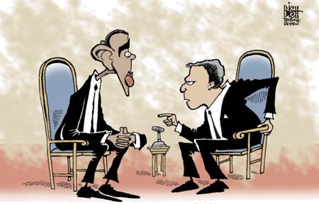 媒体盘点忘关麦克风领导人美总统频出糗图2