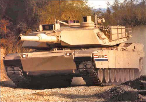 资料图:M1A2 SEP坦克 资料图:M1A2 SEP坦克