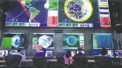 美国“太空篱笆”控制中心(资料图) 美国“太空篱笆”控制中心(资料图)