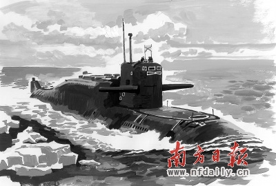 俄“海豹”核潜艇。 俄“海豹”核潜艇。