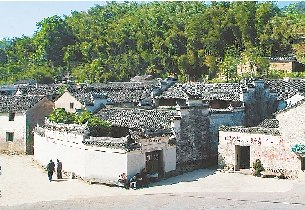 俯拍龙宫村 俯拍龙宫村