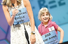 6岁的麦迪逊在参赛选手中年龄最小 6岁的麦迪逊在参赛选手中年龄最小