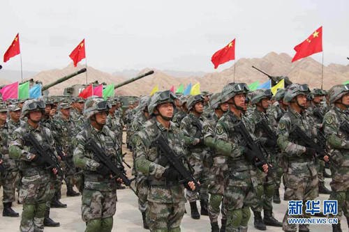 中国三大武装力量图片