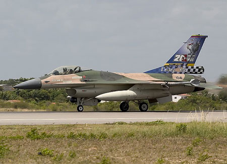 资料图:委内瑞拉的F-16战斗机 资料图:委内瑞拉的F-16战斗机