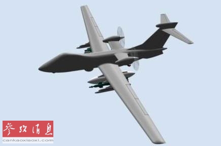 “螳螂”无人机设计图(资料图片) “螳螂”无人机设计图(资料图片)