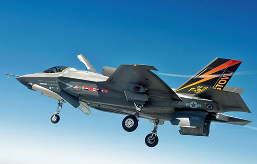 资料图:F-35B战斗机 资料图:F-35B战斗机