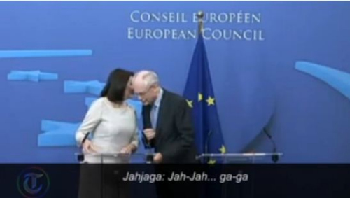 科索沃总统告诉范龙佩姓名(视频截图) 科索沃总统告诉范龙佩姓名(视频截图)