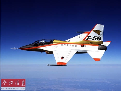 资料图:韩国T-50教练机 资料图:韩国T-50教练机