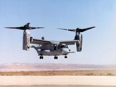 CV-22型“鱼鹰”倾转旋翼机(资料图) CV-22型“鱼鹰”倾转旋翼机(资料图)