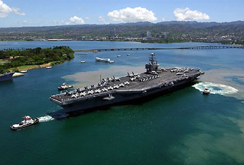 美在中东超常规部署3航母战争或随时打响图