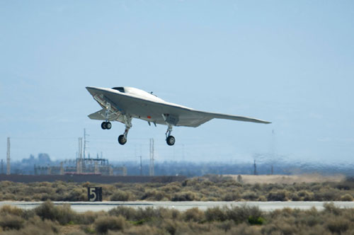 ����ͼ������X-47B���˻�