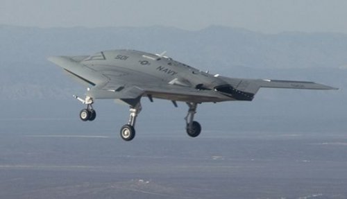 资料图：美军X-47B无人机