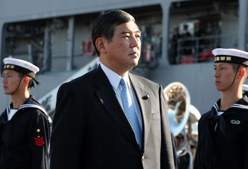 日本原防卫大臣、原自民党政调会长石破茂(资料图) 日本原防卫大臣、原自民党政调会长石破茂(资料图)